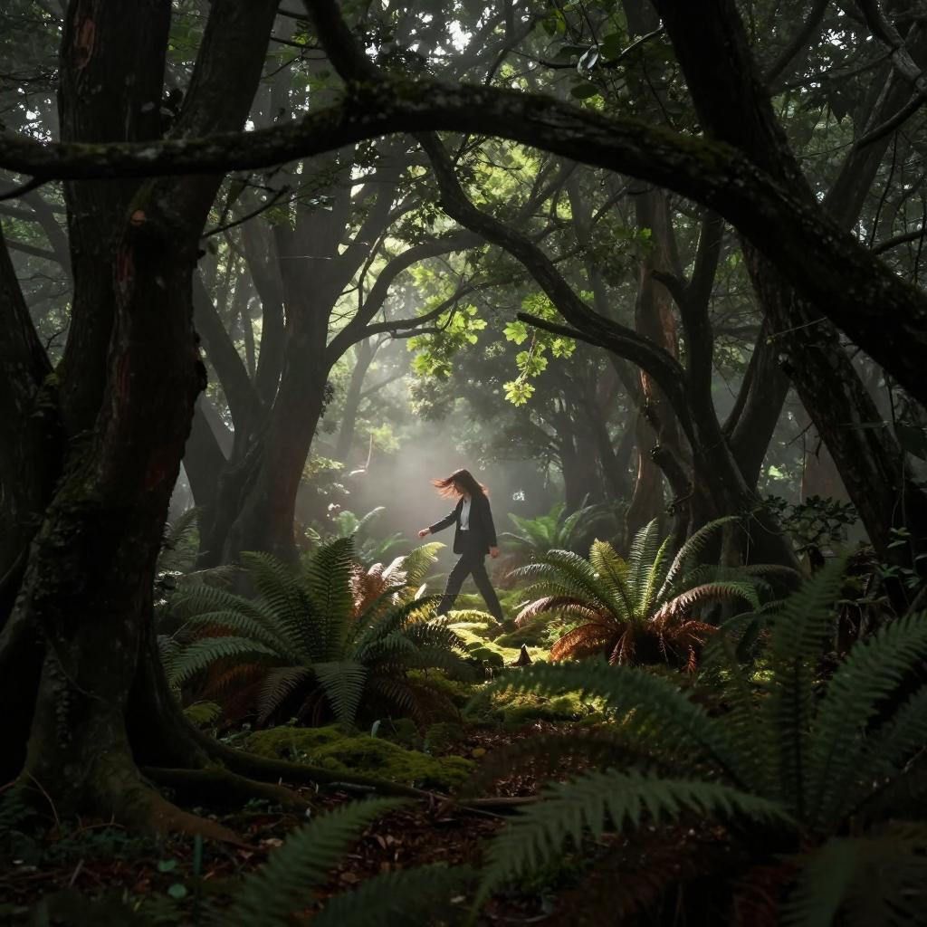dark forest atmosphere